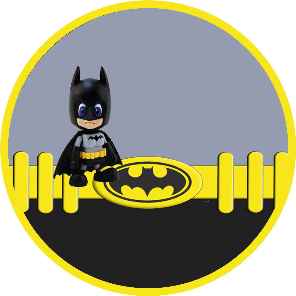 Toppers O Etiquetas Para Imprimir Gratis De Batman - Etiquetas De Batman Bebe Clipart (980x980), Png Download