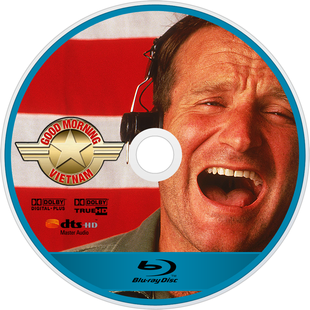 Waiching's Movie Thoughts & More - Label Bluray Good Morning Vietnam Clipart (1000x1000), Png Download