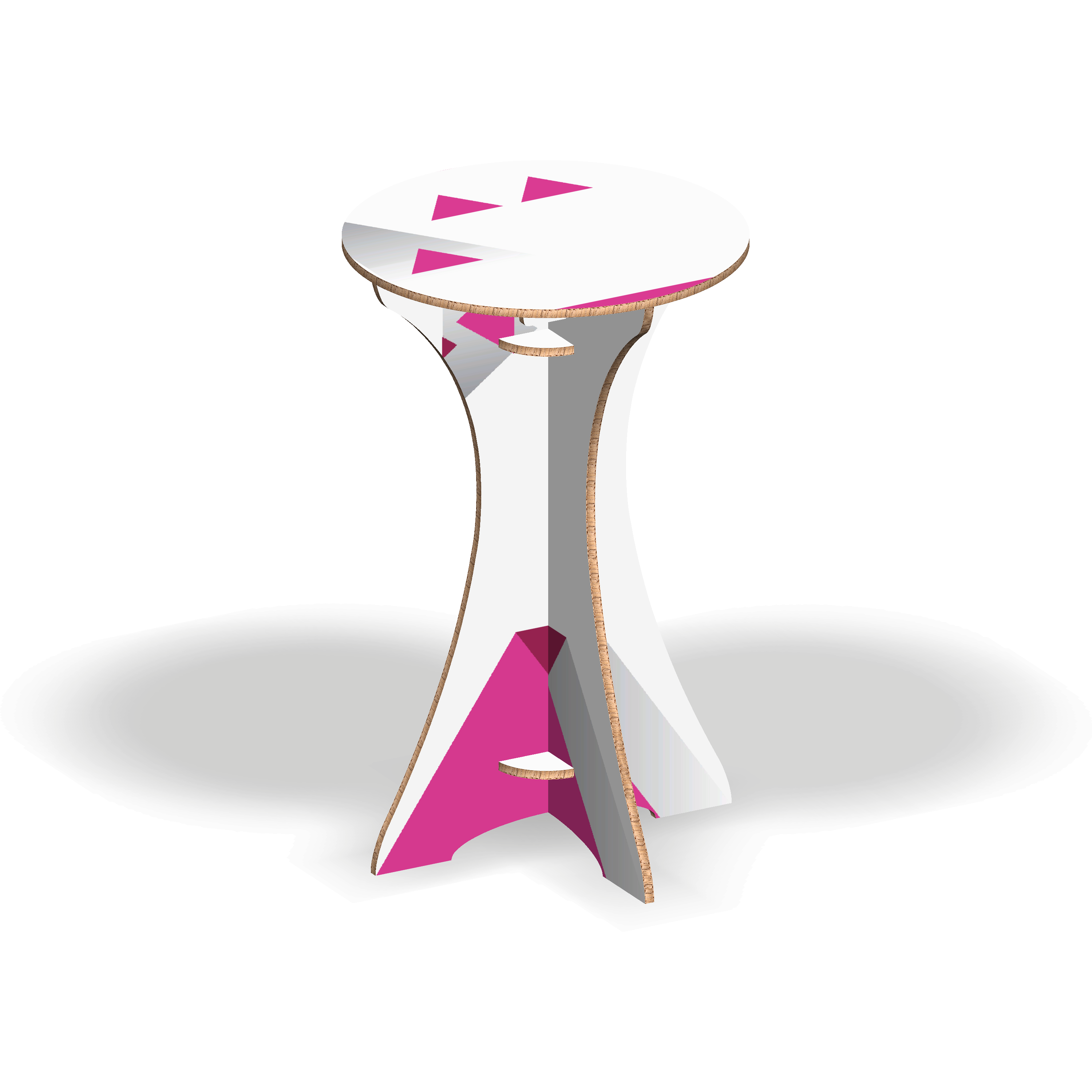 Party Table - Bar Stool Clipart (3000x3000), Png Download