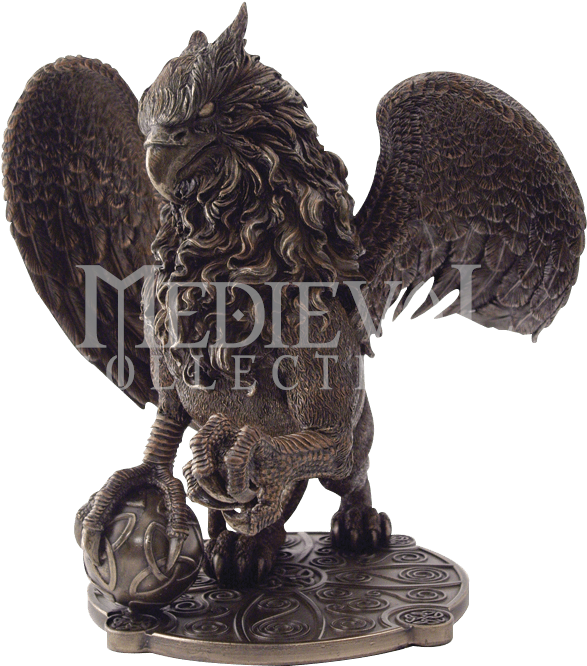 Griffin Statue Clipart (665x665), Png Download