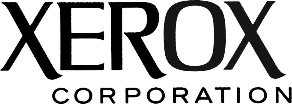 Xerox Corporation 1961 - Xerox Corporation Logo Clipart (1002x360), Png Download