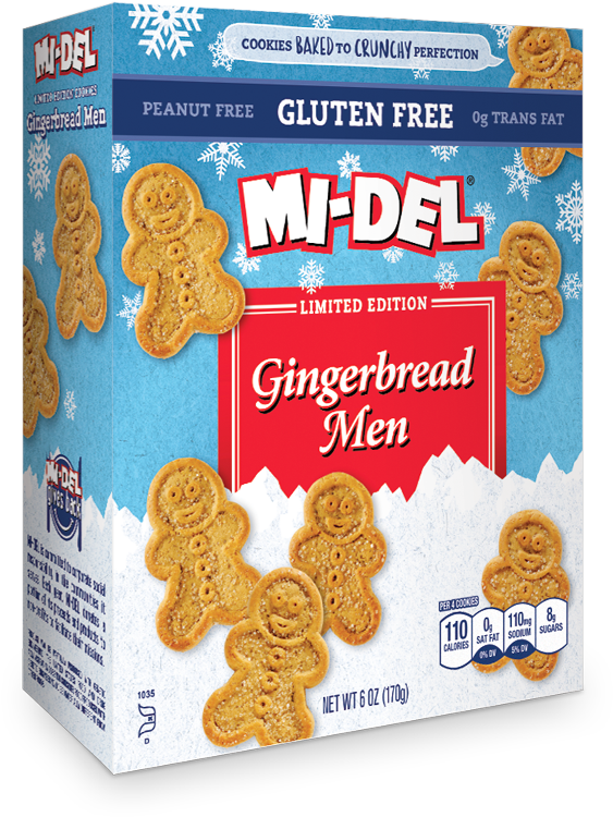 Gluten Free Gingerbread Men - Snack Clipart (800x800), Png Download