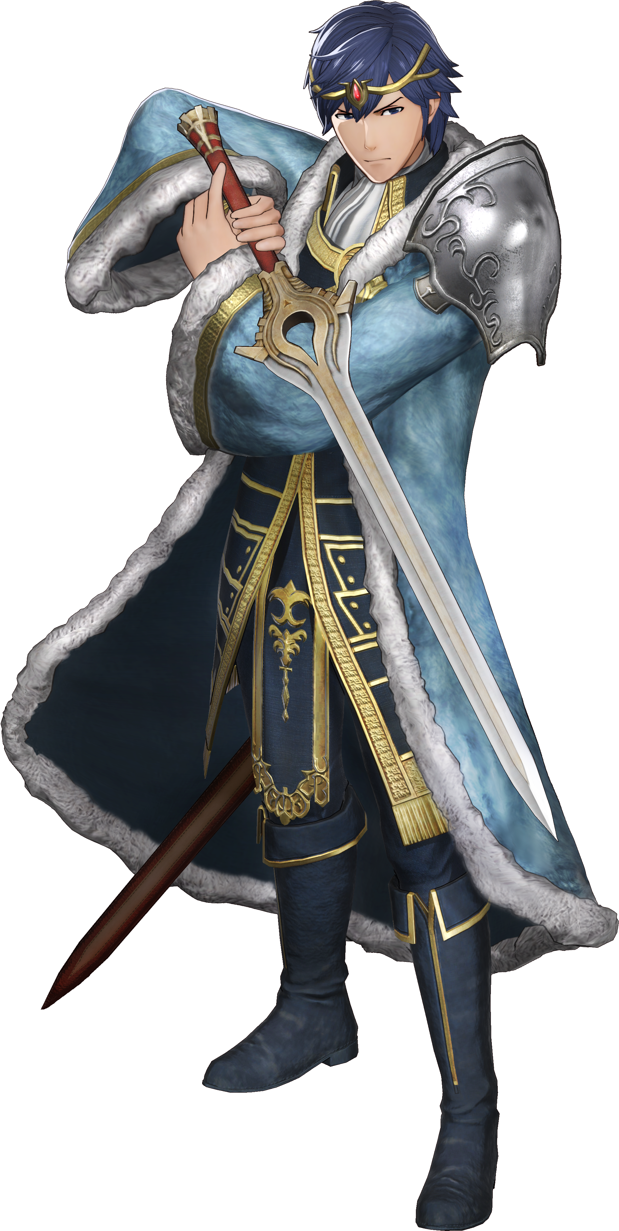 Chrom-exalt - Fire Emblem Warriors Chrom Costume Clipart (4096x4096), Png Download