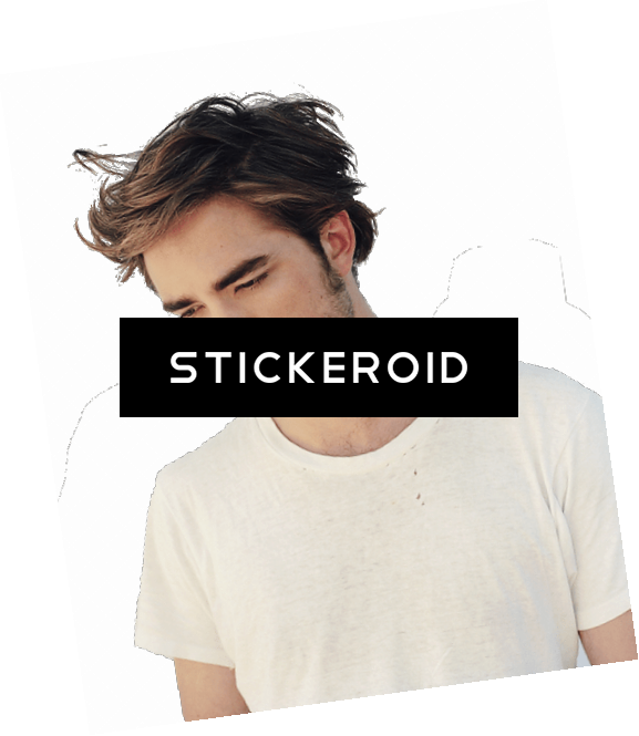 Robert Pattinson Looking Down - Robert Pattinson Clipart (577x665), Png Download