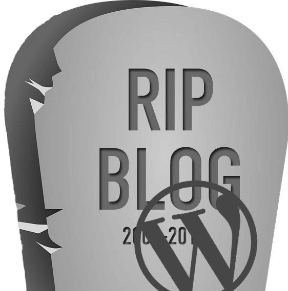 Death Of The Blog - Sign Clipart (562x569), Png Download