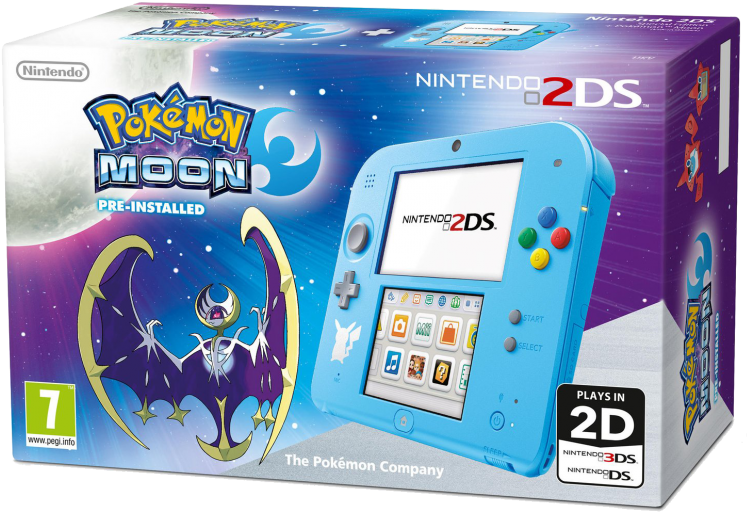 2ds Transparent Alpha Sapphire - 2ds Pokemon Moon Clipart (768x598), Png Download