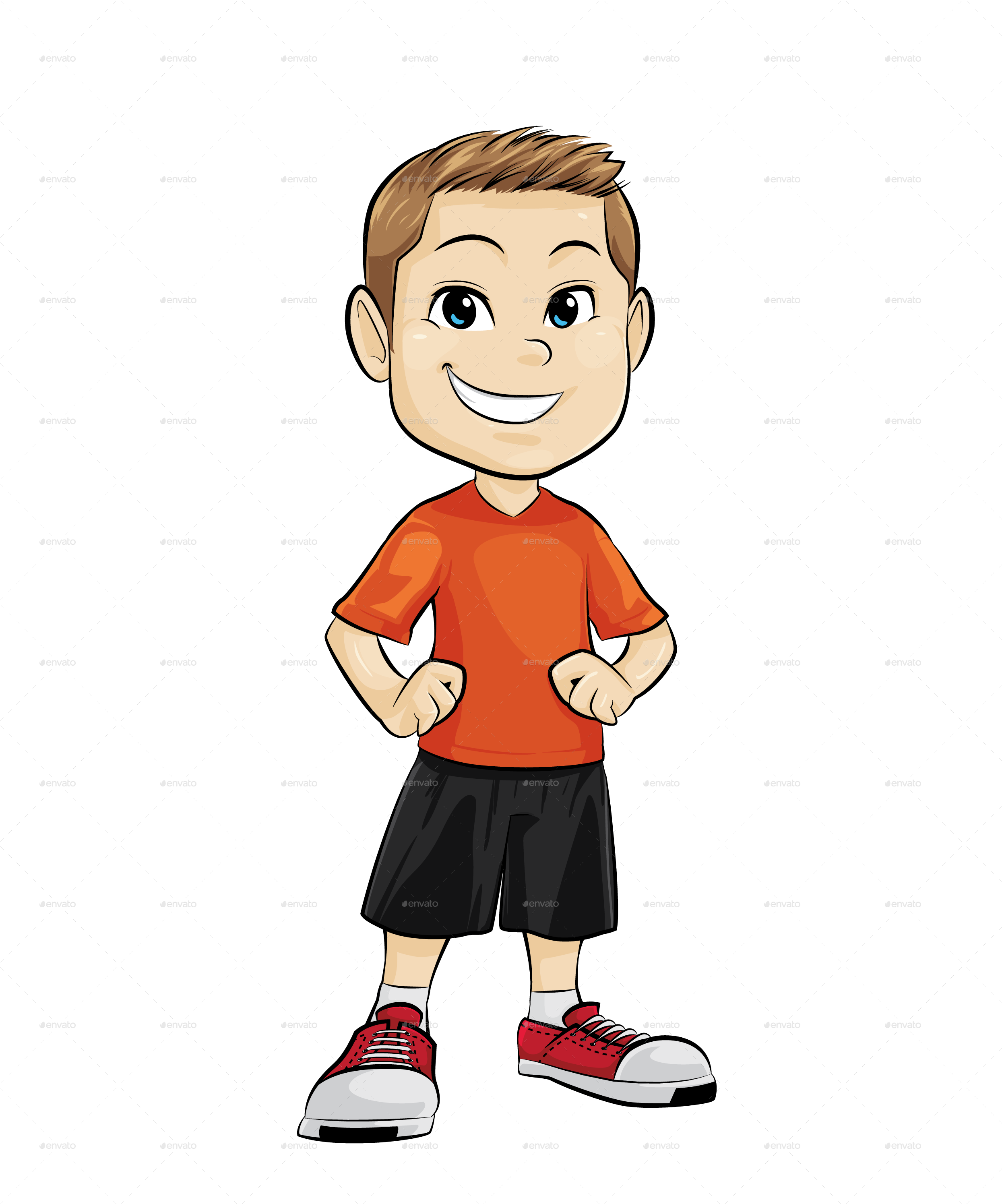 Boy Cartoon Png Happy Cartoon Boy Png Clipart Large Size Png Image Pikpng