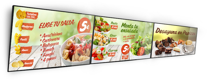 Replaces The Traditional Light Boxes Showing Digital - Banner Clipart (800x566), Png Download