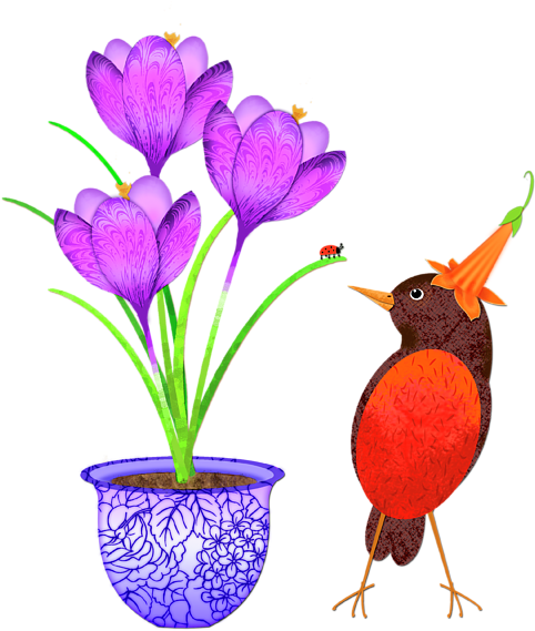 Click And Drag To Re-position The Image, If Desired - Snow Crocus Clipart (600x600), Png Download