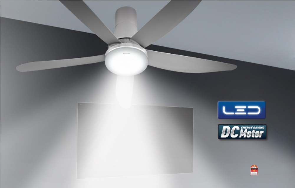 Full Size Of Panasonic Ceiling Fan Light Whisper Fans - Panasonic Smart Ceiling Fan Clipart (1000x1000), Png Download