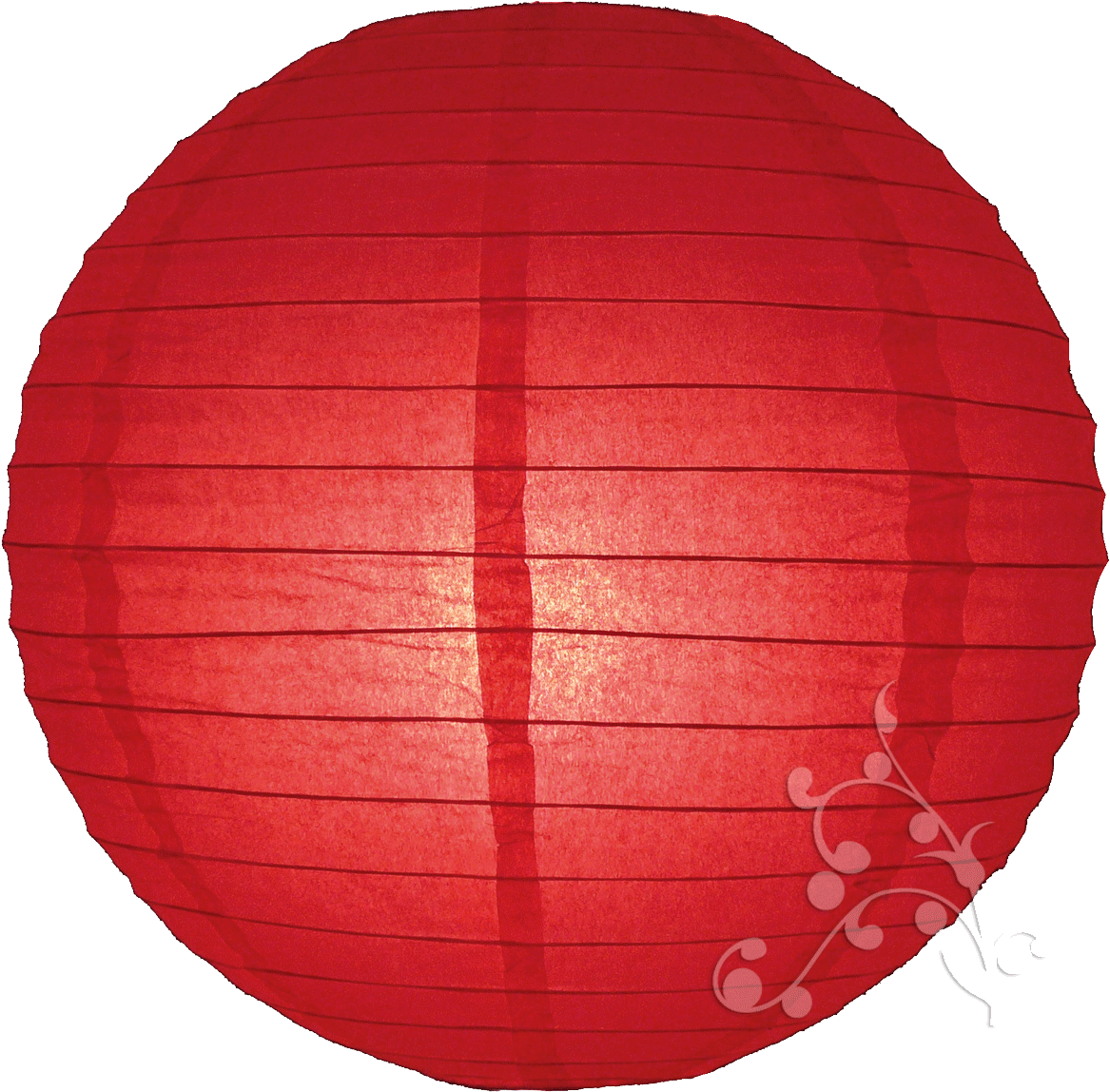 Red Paper Lanterns 7 - Red Glow Chinese Lantern Clipart (1181x1164), Png Download
