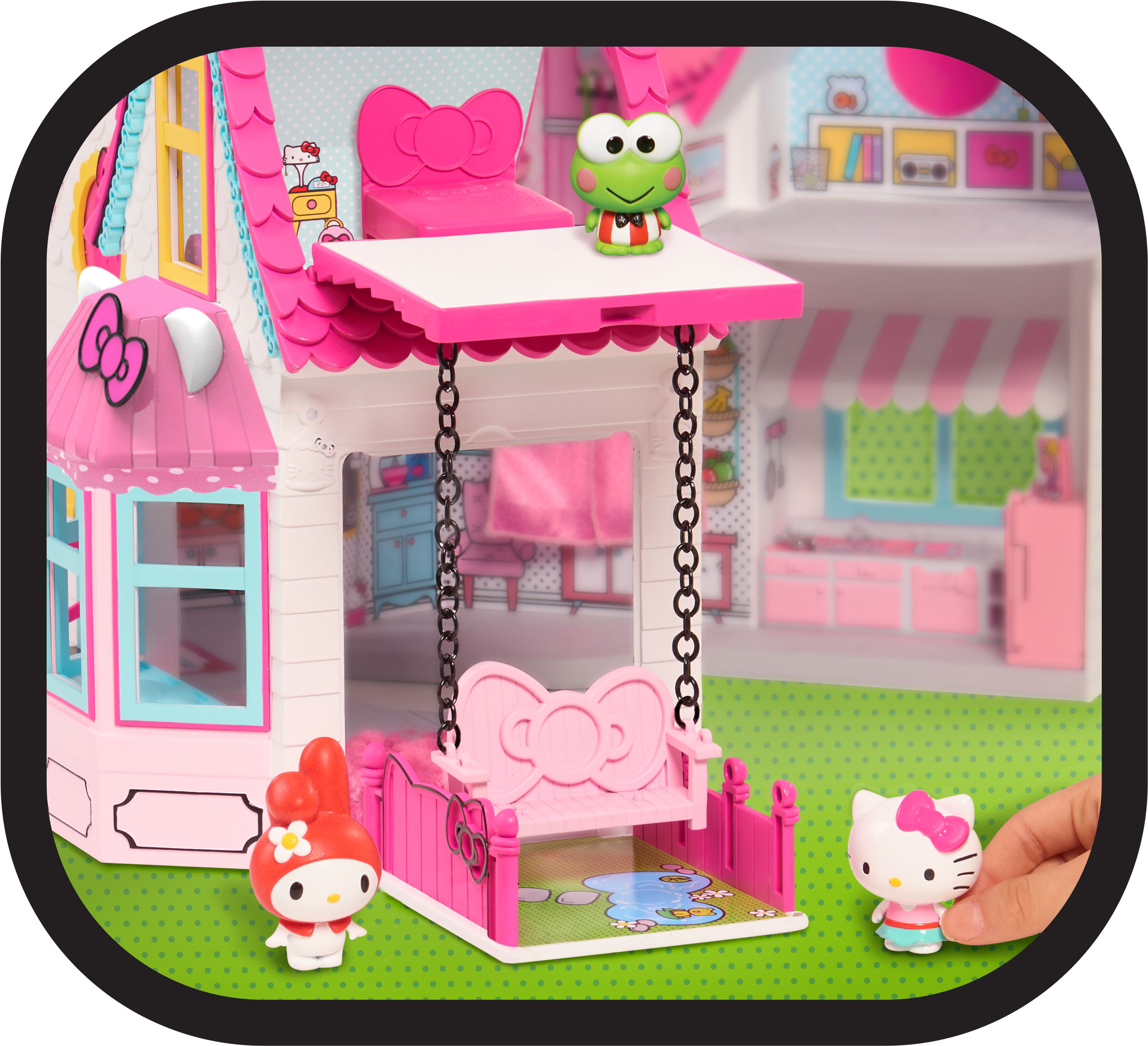Hello Kitty Doll House Clipart (3000x3000), Png Download