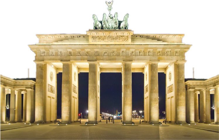 Brandenburg Gate Clipart (748x480), Png Download