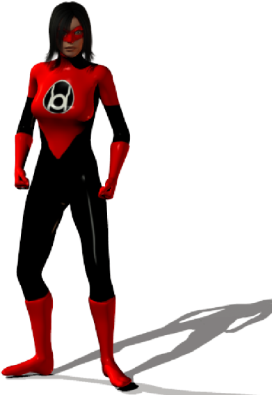 V4 Jq Red Lantern - Cosplay Clipart (590x600), Png Download