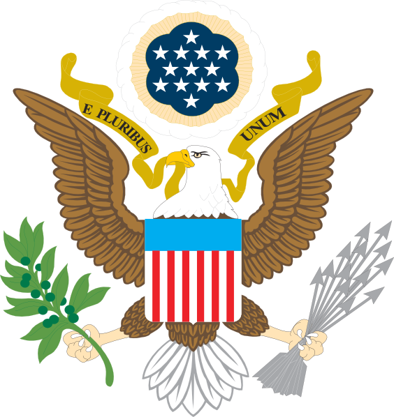 American Coat Of Arms Clipart (564x598), Png Download