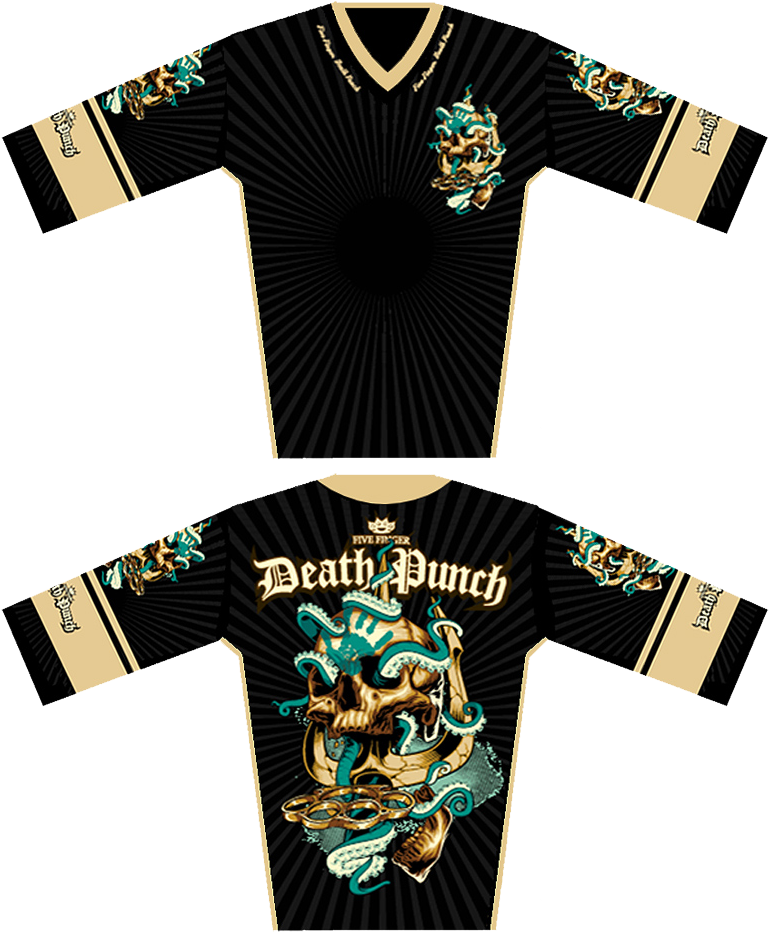 My Nemesis Motocross Jersey Band Merch, Jason Hook, - Five Finger Death Punch Hockey Shirt Clipart (1000x1000), Png Download