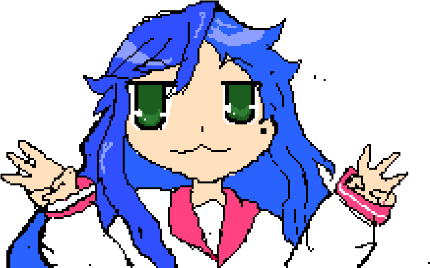 Lucky Star Konata Izumi - Cartoon Clipart (1024x576), Png Download