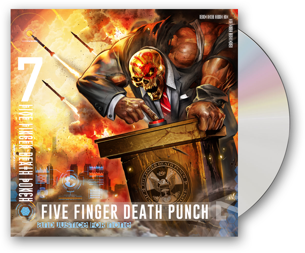 Five Finger Death Punch - Five Finger Death Punch 2018 Album Clipart (1000x1000), Png Download