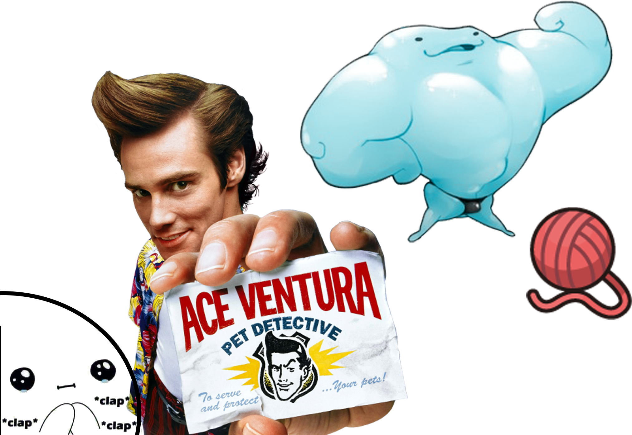 2mib, 2100x1500, Dittos - Ace Ventura Movie Poster Clipart (2100x1500), Png Download