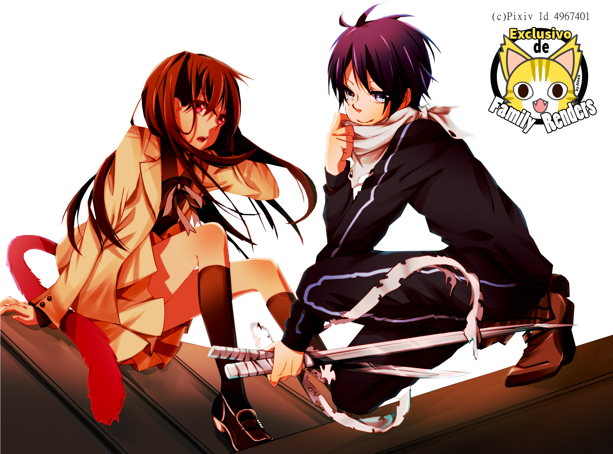 Anime Noragami Love Clipart (2000x1500), Png Download