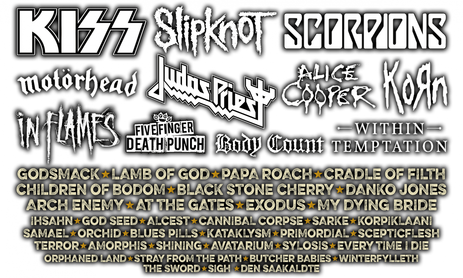 Graspop Metal Meeting 2015 Has Released Their Lineup, - Calligraphy Clipart (1600x963), Png Download