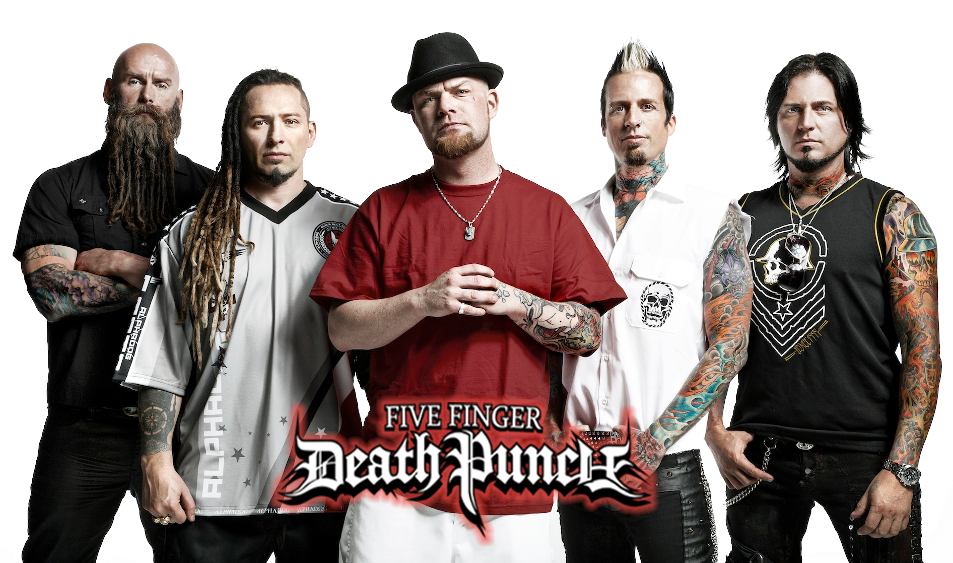 Clearart - Five Finger Death Punch Band Clipart (1000x562), Png Download