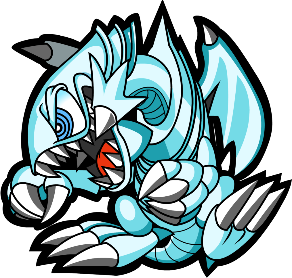 Blue-eyes Toon Dragon By Kingtoby19 - Blue Eyes Toon Dragon Png Clipart (1015x967), Png Download