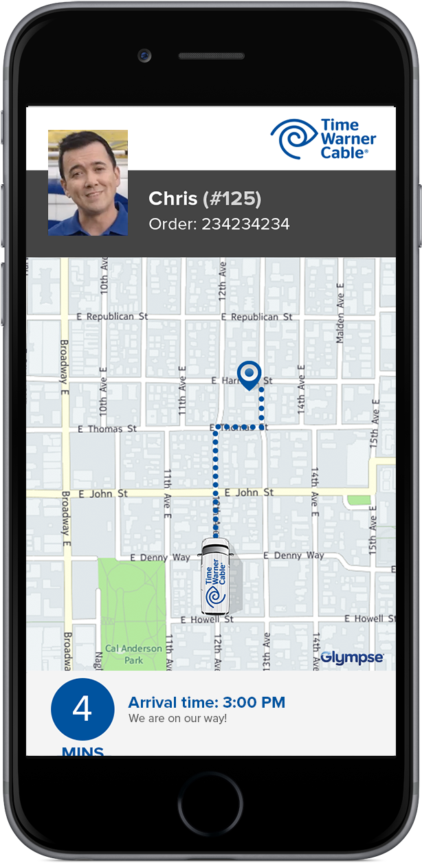 Twc Journey Ios Iphone V2 - Time Warner Cable Clipart (750x1356), Png Download