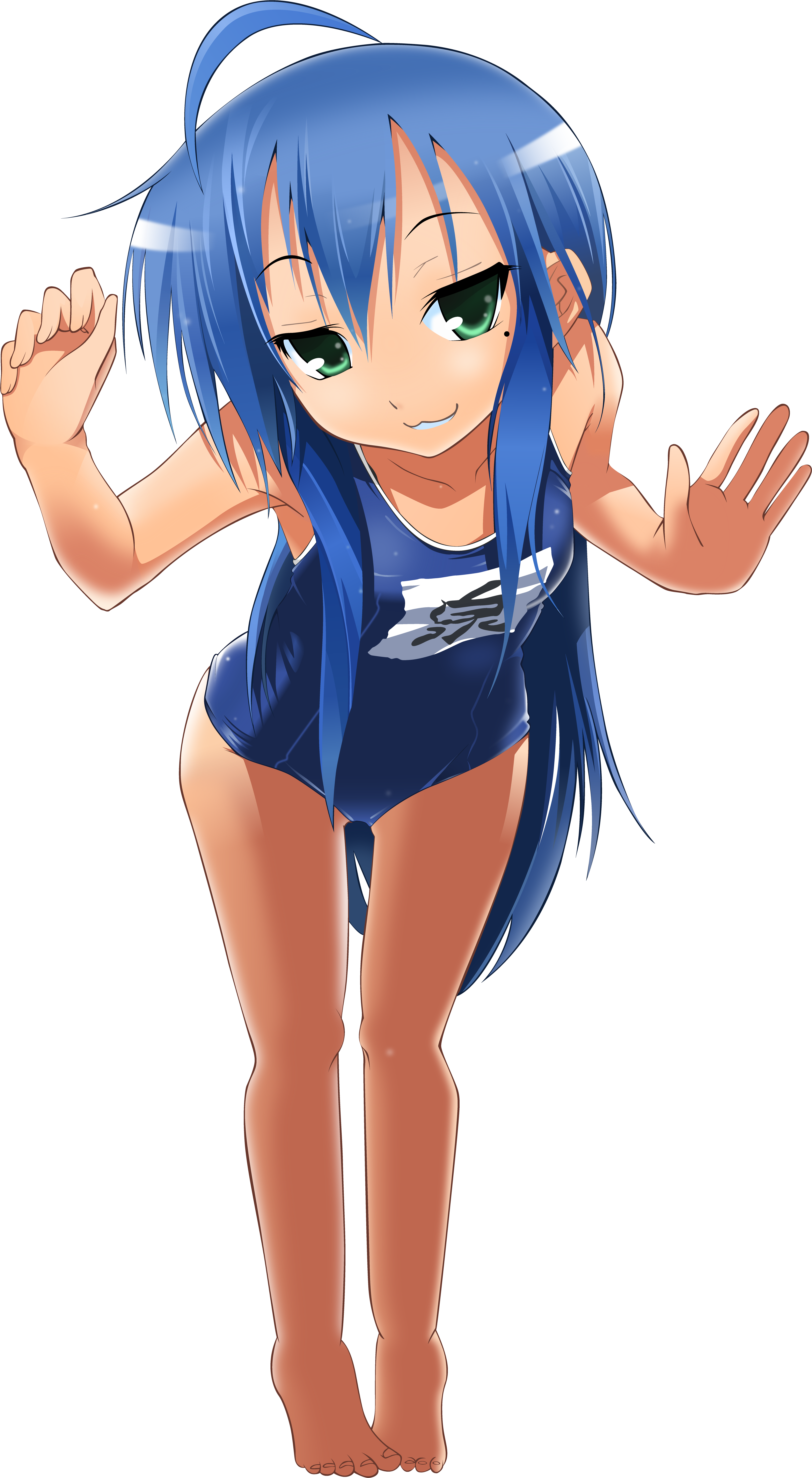Png - Konata Izumi Fan Art Clipart (4123x7344), Png Download