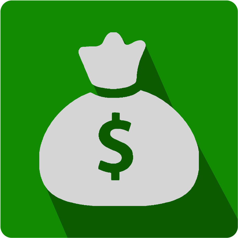 Bag Of Money Dollar Sign Icon - Money Logo Free Clipart (1200x1200), Png Download