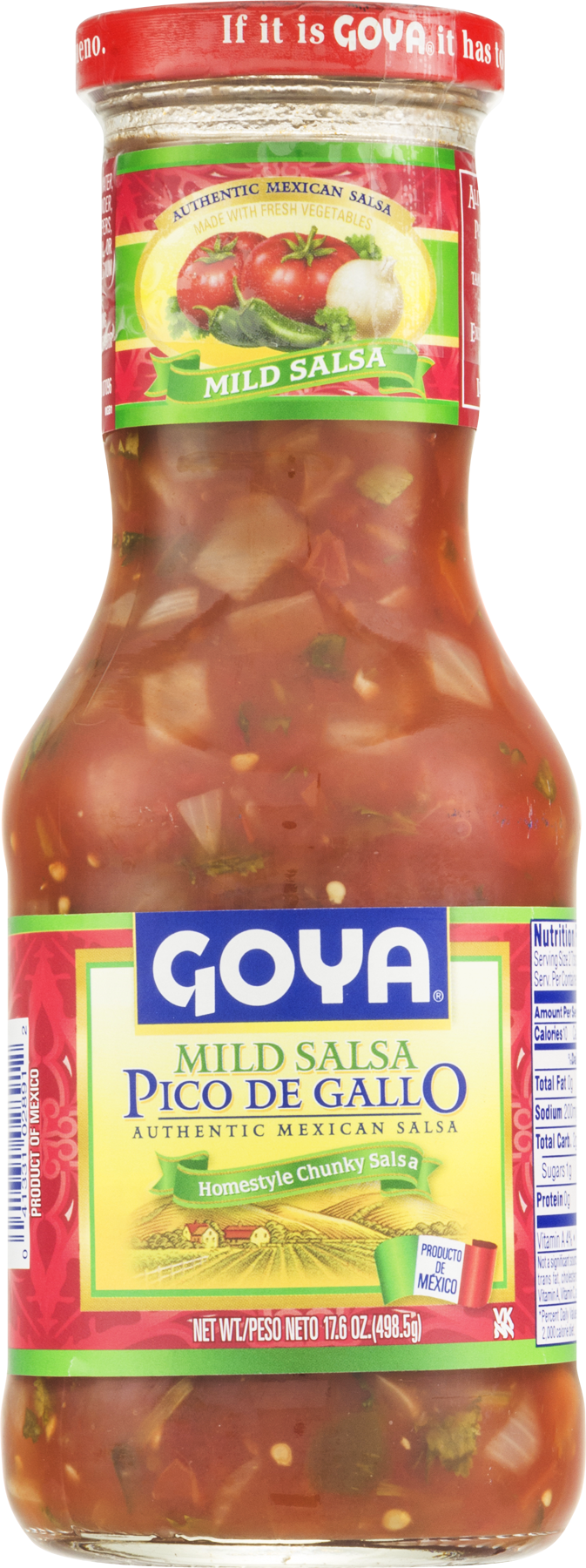 Goya Salsa Pico De Gallo Clipart (673x1800), Png Download