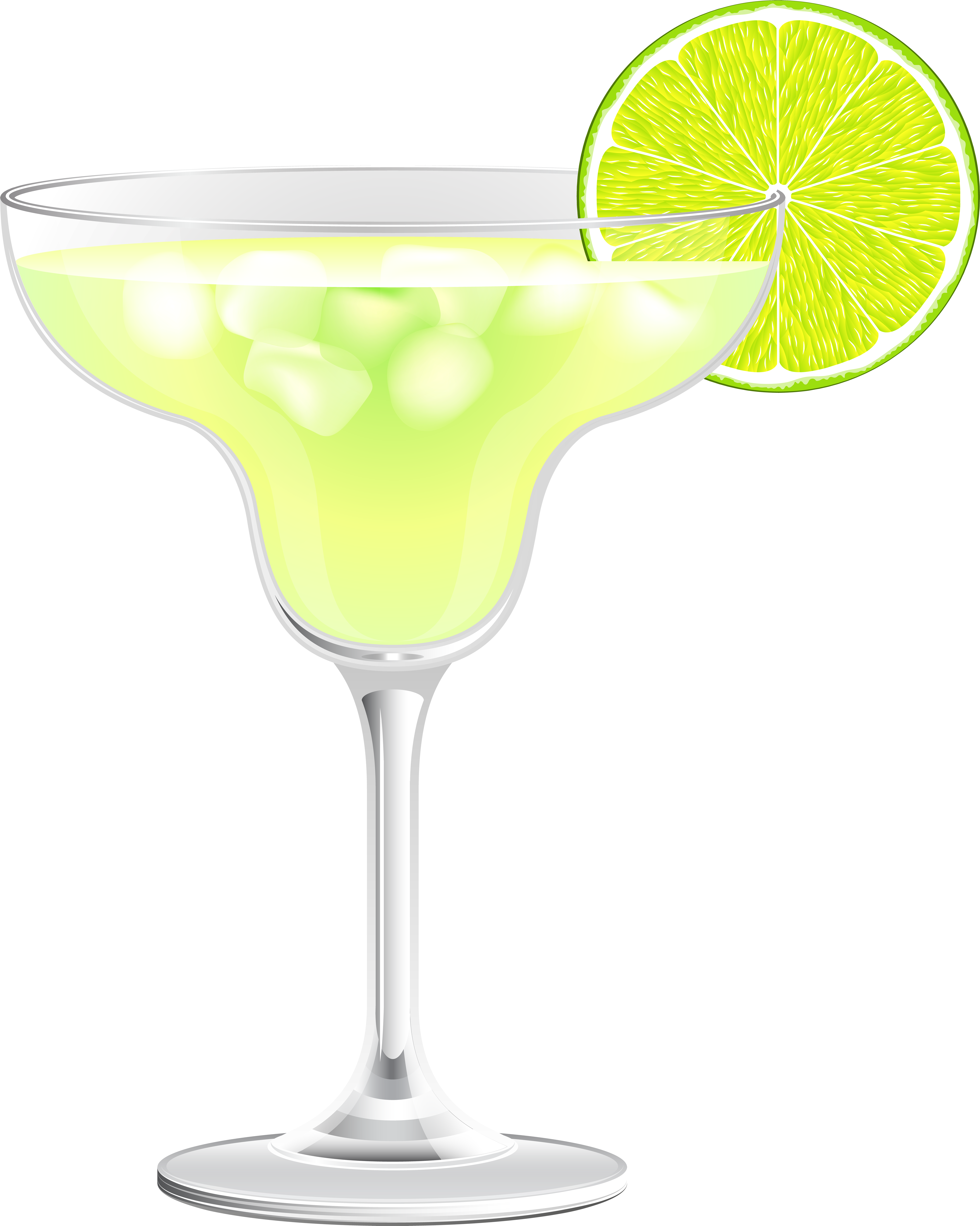 Margarita Cocktail Martini Daiquiri Clip Art - Png Download (6394x8000), Png Download