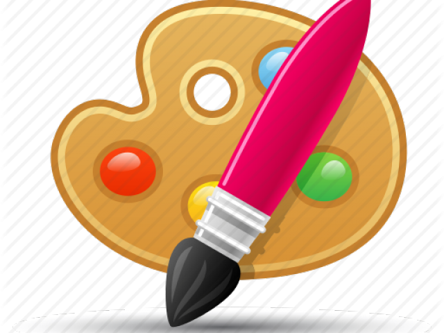 Graphic Design Clipart Painter Pallet - Weapon - Png Download (640x480), Png Download