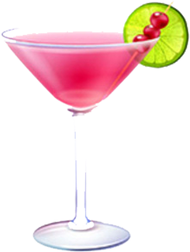 Cosmopolitan Martini Bloody - Martini Glass Vector Png Clipart (1100x1100), Png Download