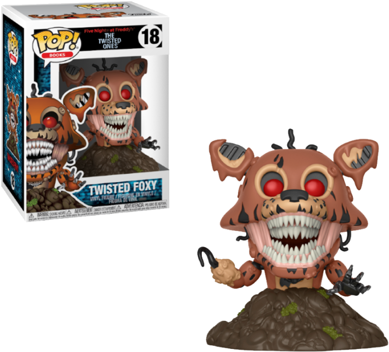 Funko Pop Vinyl Five Nights At Freddy's - Twisted Foxy Funko Pop Clipart (800x800), Png Download