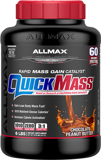 Allmax Quickmass Clipart (535x600), Png Download