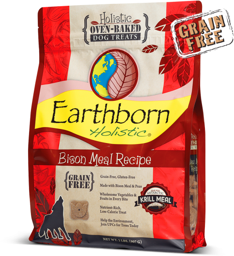 Earthborn Dog Treats Biscuits 2lb - Dog Clipart (520x593), Png Download