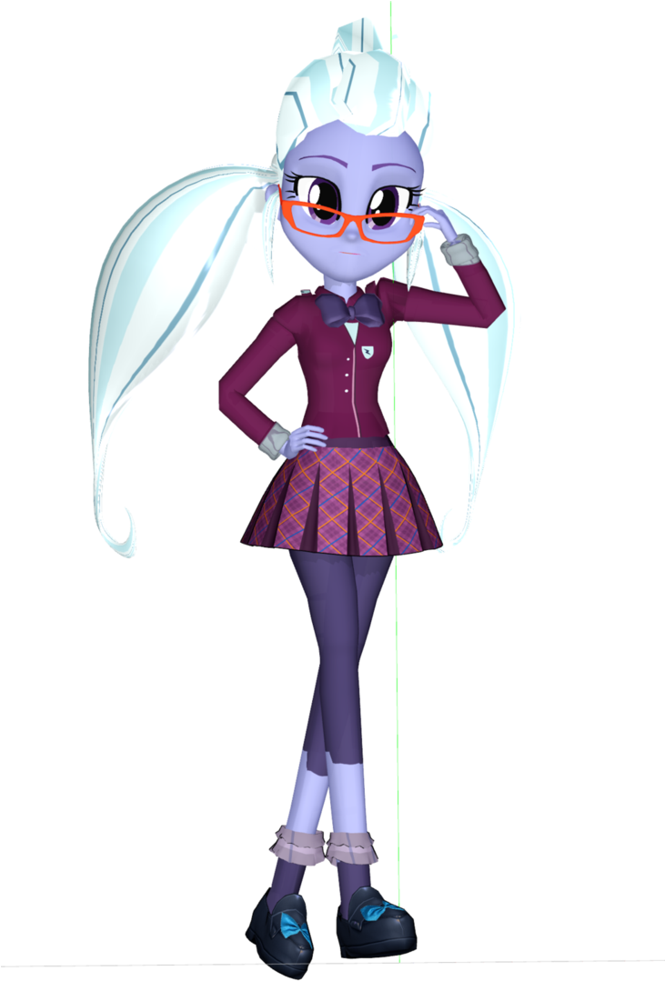 Frede15, Equestria Girls, Friendship Games, Safe, Simple - Transparent Equestria Girls 3d Clipart (730x1095), Png Download