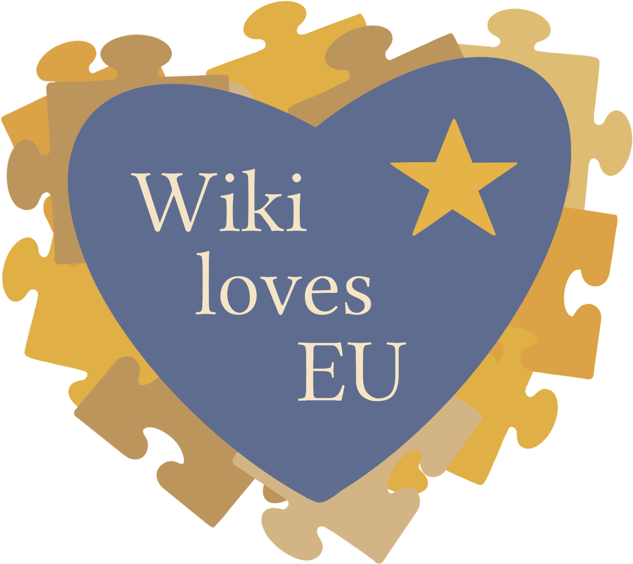 Wiki Loves Eu Logo Rgb Transparent Background - Robert Indiana Decade Autoportrait 1968 Clipart (3840x2160), Png Download