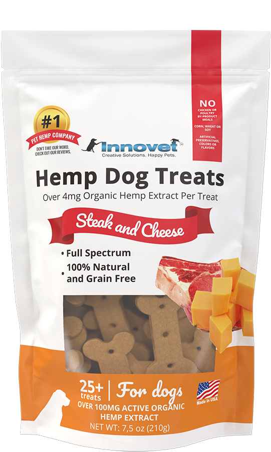 100% Natural Hemp Dog Treats For Anxiety- Made In Usa - Does Hemp Dog Treats Help With Fleas Clipart (1000x1000), Png Download