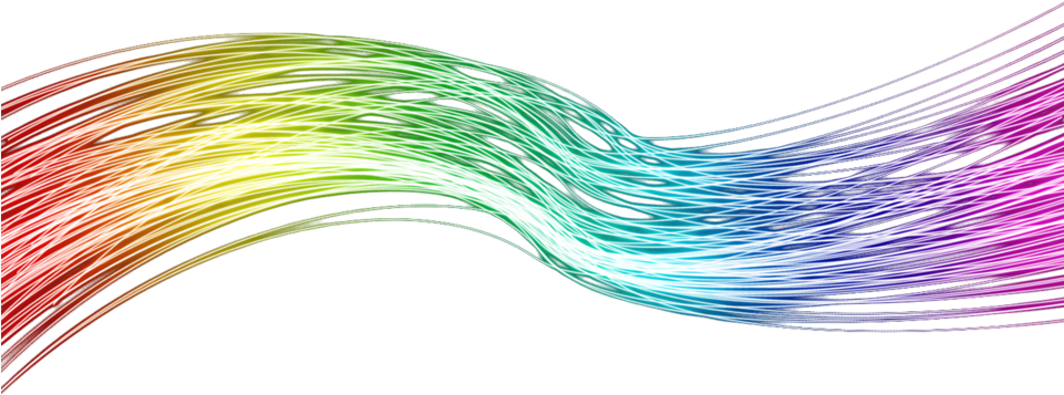 Colorful Lines Png - Rainbow Lines Transparent Clipart (960x600), Png Download
