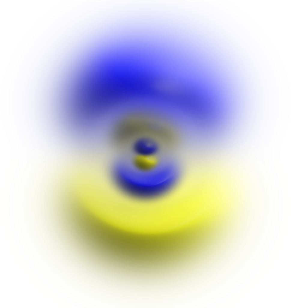 Atomic Orbital Cloud N4 L1 M0 - Circle Clipart (1024x1024), Png Download