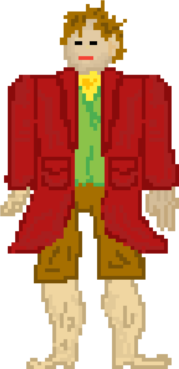 Bilbo Baggins - Illustration Clipart (1200x1200), Png Download