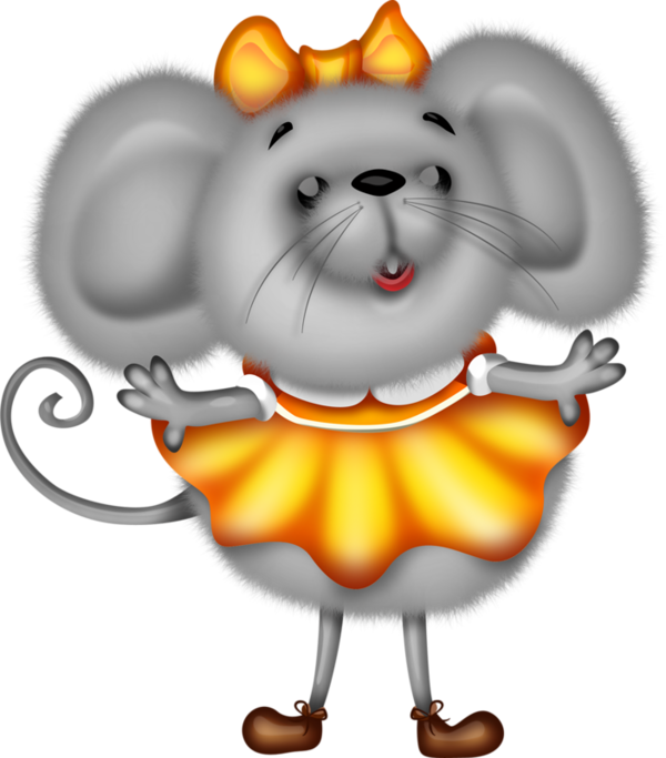Clipart Rat Country Mouse - Cute 3d Souris Tubes - Png Download (600x683), Png Download