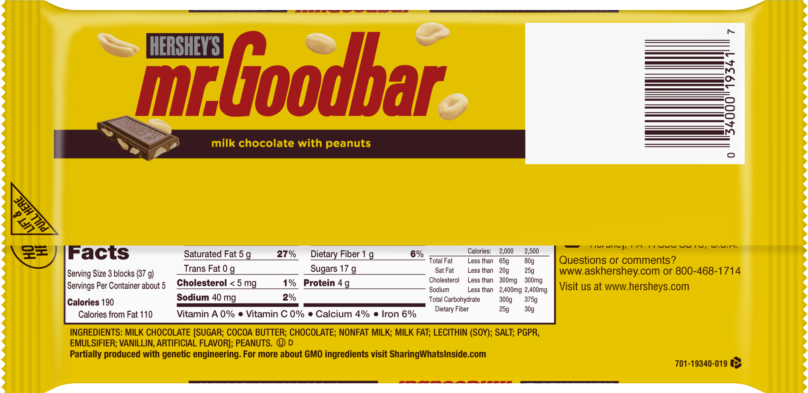 Goodbar Gaint Milk Chocolate With Peanuts Candy Bar, - General Supply Clipart (3000x3000), Png Download