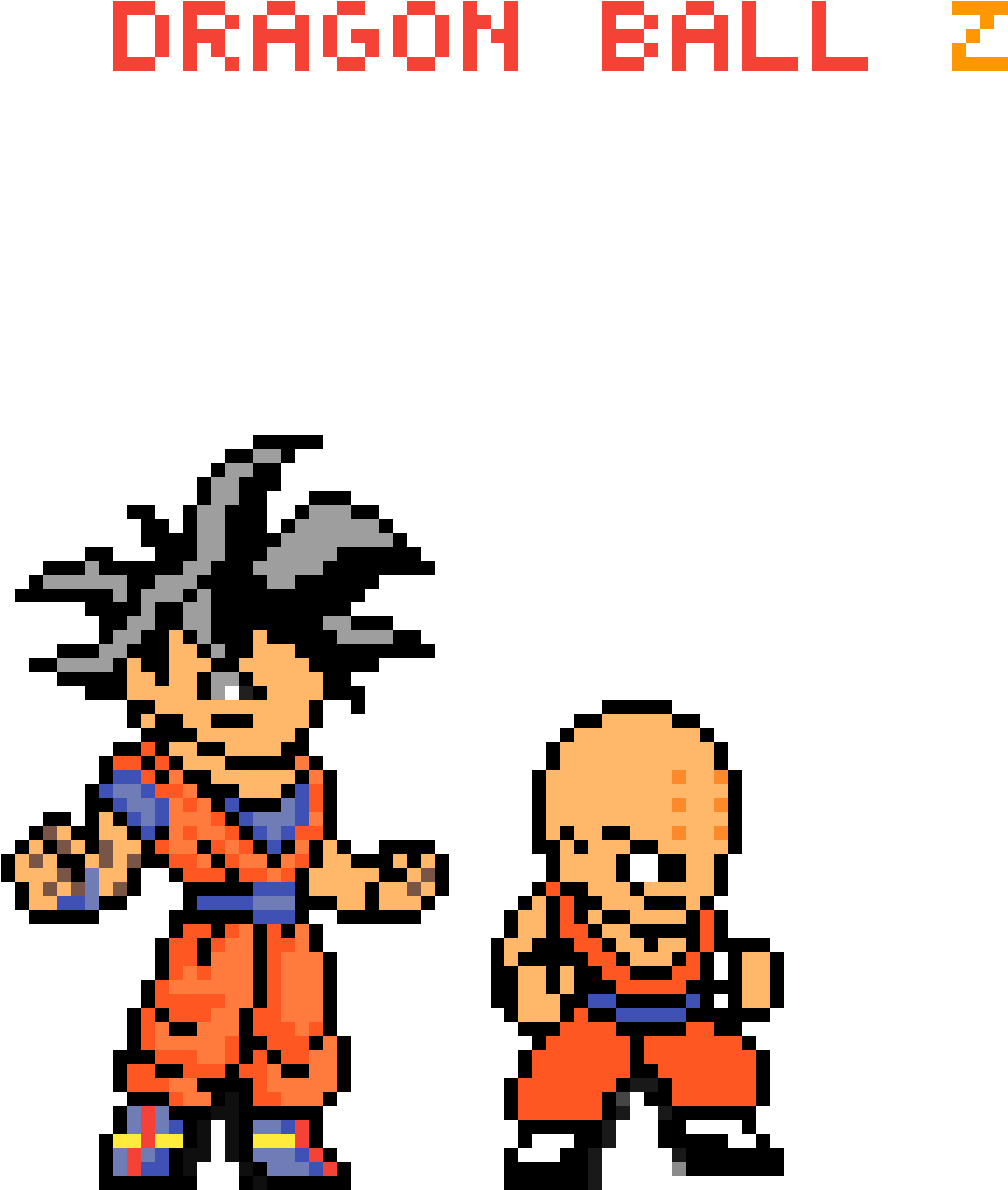 Goku - Goku Pixel Art Game Clipart (1400x1400), Png Download