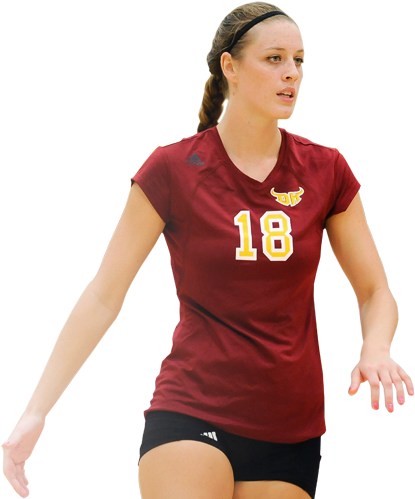 Whitney Lee - Volleyball Whitney Lee Csudh Clipart (744x500), Png Download