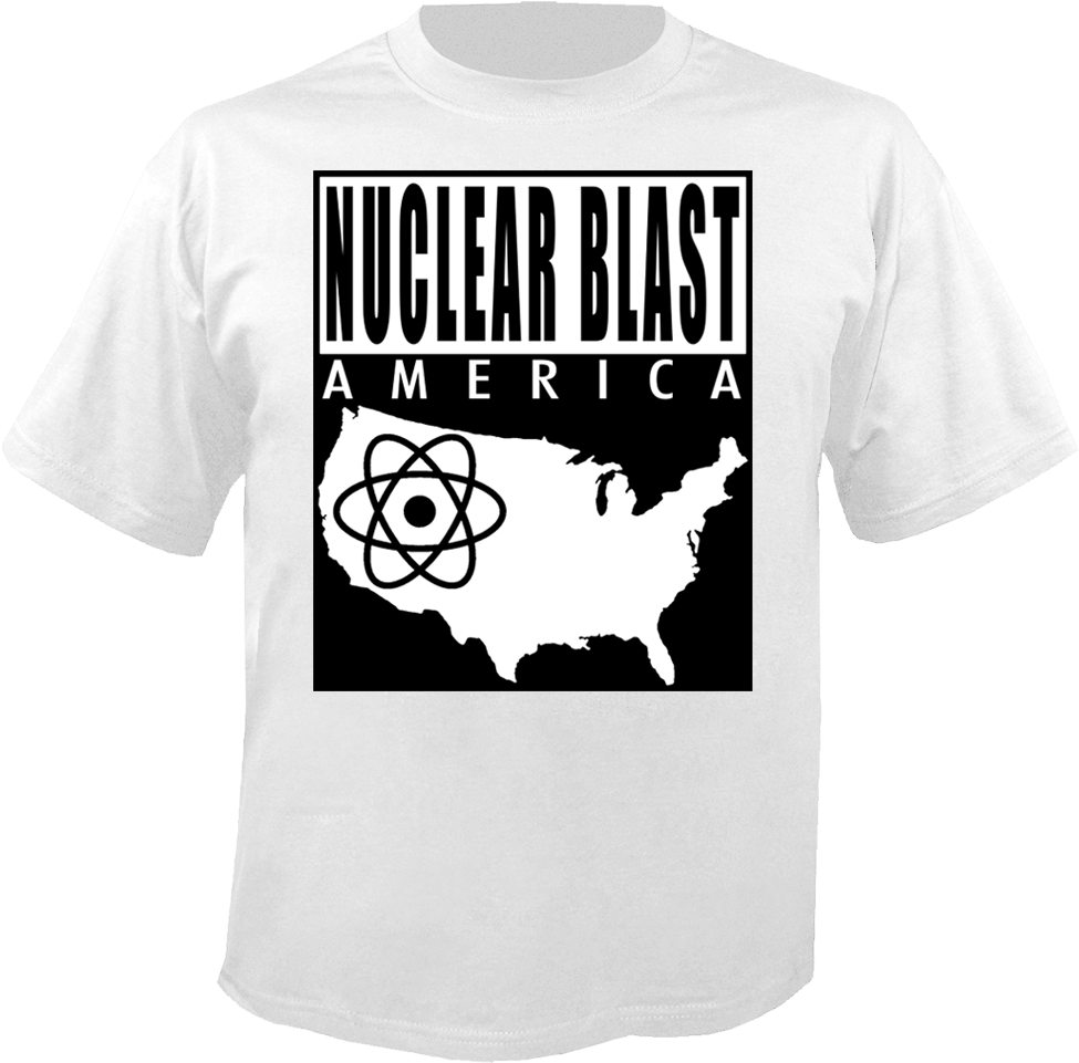 Nuclear Blast America Mangle Your Mind White Ts - Map Of The United States Clipart (1000x1000), Png Download
