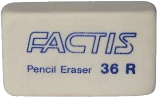 Eraser Png - Goma De Borrar Factis Clipart (483x704), Png Download
