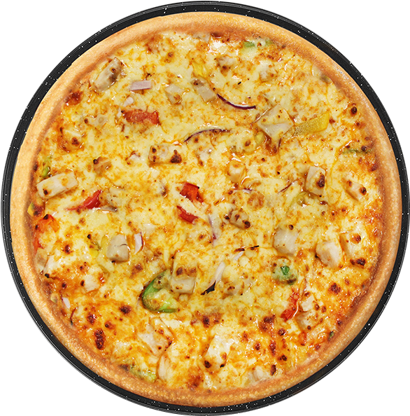 Butter Chicken - Butter Chicken Pizza Png Clipart (630x630), Png Download